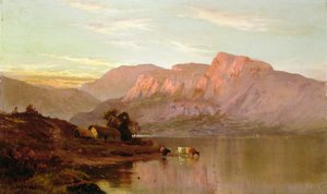 Stroulacher, Loch Katrine by Alfred de Breanski