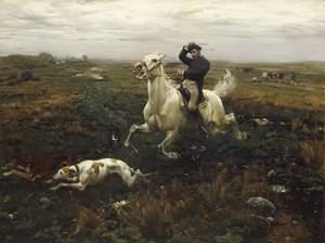 The Squire by Alfred von Wierusz Kowalski