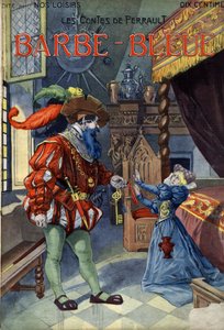 Bluebeard, Conte by Charles Perrault. Illustration of Vaccari and Carrey in 