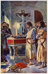 Martim de Freitas in Toledo by Alfredo Roque Gameiro