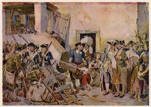 People thrown into poverty pawning their belongings, Portugal by Alfredo Roque Gameiro