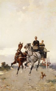 Trotting; Al Trotto by Alfredo Tominz
