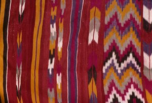 Carpet from the Mzab valley, detail by Algerian School