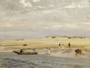 Figures on a Beach by Algernon Mayow Talmage