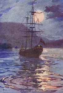 The Pirate Ship (colour litho)