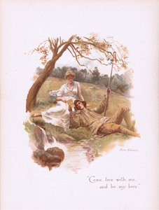 Come live with me and be my love, from Some Old Love Songs published by Hildesheimer & Faulkner, 1892