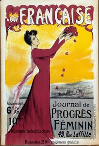 Poster of La francaise, journal of women