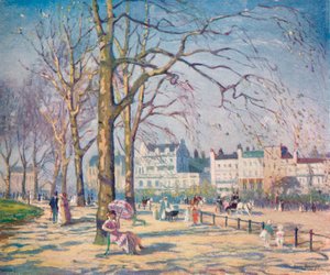 Spring in Hyde Park, c1910 by Alice Maud Fanner