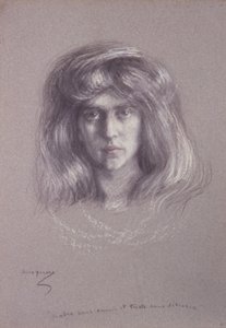 Natalie with Flowing Hair by Alice Pike Barney