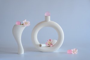 Minimalist Pink Still Life by Alice Sheng