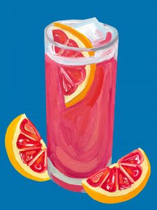 Pink Grapefruit Cocktail by Alice Straker