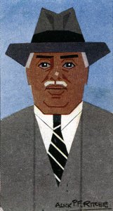 H.H. The Aga Khan III by Alick Penrose Forbes Ritchie