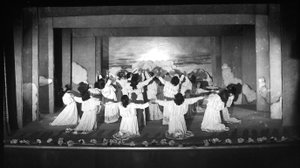 Villa Rosa Maltoni Mussolini: female students performing by Fratelli Alinari