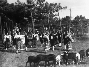 Villa Rosa Maltoni Mussolini: Group of Adolescents Wearing Traditional Neapolitan Costumes