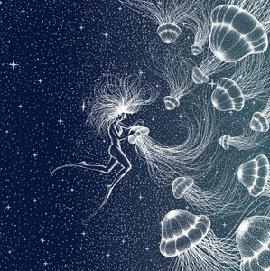 Cosmic Jellyfish Dream by Alirıza ÇAKIR