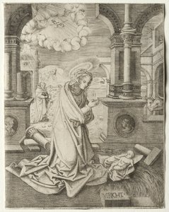 The Nativity by Allaert Claesz