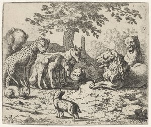 Council of King Nobel by Allaert van Everdingen