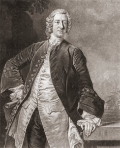 Admiral Edward Boscawen. Portrait