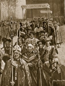 The coronation procession of Richard III