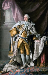 Portrait of King George III in Coronation Robes by Allan Ramsay
