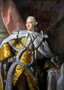 Portrait of George III (1738-1820). Painting by Allan Ramsay by Allan Ramsay