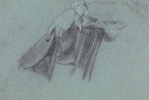 Study of a Hand Holding a Hat by Allan Ramsay