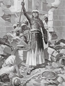 Princess Chand Bibi defends Ahmadnagar by Allan Stewart