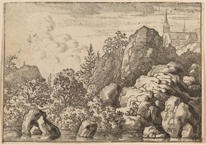 Church on a Hill, probably c. 1645-1656 by Allart van Everdingen
