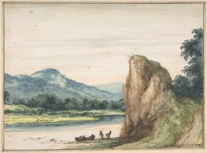 Landscape by Allart van Everdingen