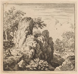 Large Rock by Allart van Everdingen