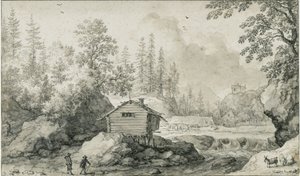 Nordic Landscape by Allart van Everdingen