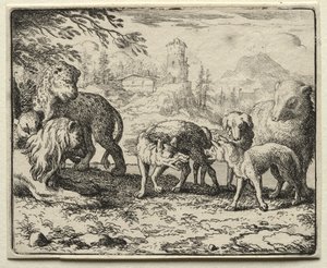 Reynard the Fox: The Condemnation of Reynard by Allart van Everdingen