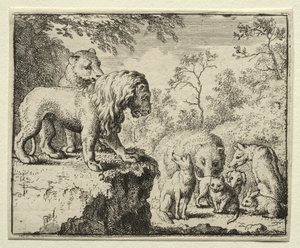 Reynard the Fox: The Pardon of Reynard by Allart van Everdingen
