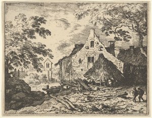 The Haybarn with Movable Roof by Allart van Everdingen