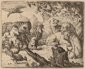 The Lion Announces a Peace, probably c. 1645-1656