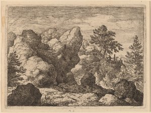 The Pointed Rock by Allart van Everdingen