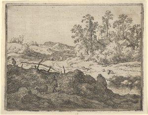 The Shepherd and the Lamb by Allart van Everdingen