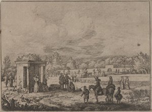 The Spring at Watroz (etching)