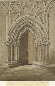 Lichfield Cathedral - West Doorway by Allen Edward Everitt