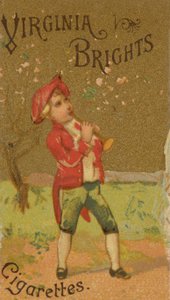 From the Girls and Children series N64 promoting Virginia Brights Cigarettes for Allen &..., 1886