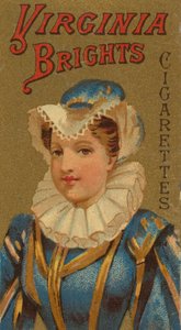 From the Girls and Children Series N64 Promoting Virginia Brights Cigarettes for Allen &... by Allen and Ginter