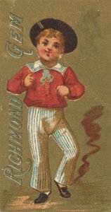 From the Girls and Children Series N65 Promoting Richmond Gem Cigarettes for Allen & Ginter, ca. 1886