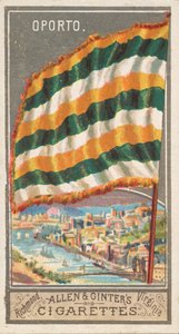 Oporto, from the City Flags series N6 for Allen & Ginter Cigarettes Brands, 1887