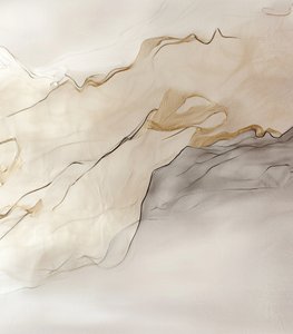 Abstract Golden Flow by Alma