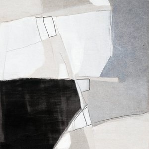 Abstract Gray Shapes