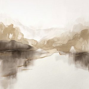 Abstract Mountain Reflections