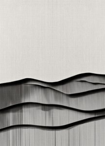 Minimalist Wavy Landscape by Alma