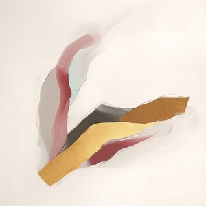 Modern Flowing Gold Abstract by Alma