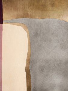Muted Organic Abstract Forms by Alma