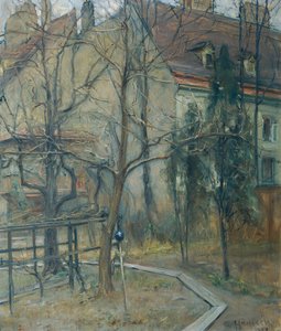 Gloomy Winter Day (View from My Studio Window)